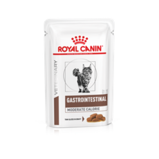 Royal Canin Gastro Intestinal Moderate Calorie Влажный корм для кошек с умеренным содержанием энергии для кошек при нарушении пищеварения кусочки в желе 85г 