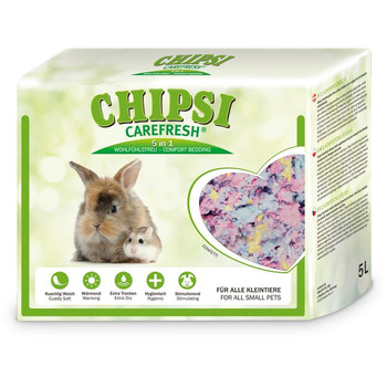Наполнитель для грызунов Chipsi CareFresh Confetti, красочный, бумажный 5 л, 10 л