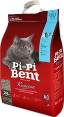 Наполнитель для кошачьего туалета Pi-Pi-Bent Classic из природного бентонита, 10 кг