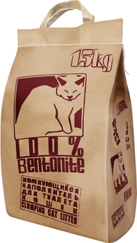 Наполнитель для кошек Лидинг No Name комкующийся 15кг