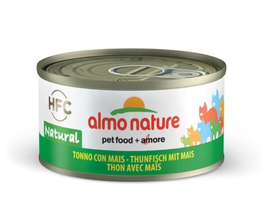 Консервы для кошек Almo Nature Legend HFC Adult Cat Tuna&Sweet Corn,  с тунцом и кукурузой 70гр 70 гр., 280 г