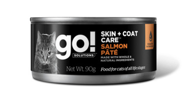 Консервы беззерновые для кошек Go! Skin + Coat Care Salmon Pate CF с лососем 90гр. 90 гр