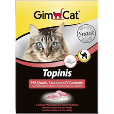 Витамины для кошек Gimpet Topinis мышки с таурином и творогом, с ТГОС