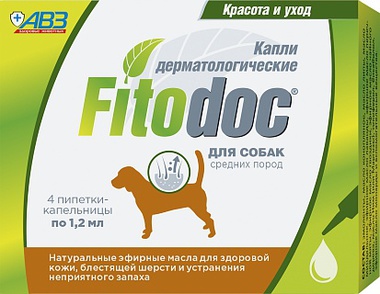 Fitodoc derm drops medium dogs