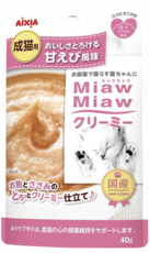Корм-мусс для кошек Aixia MiawMiaw Creamy, северные креветки 40гр.