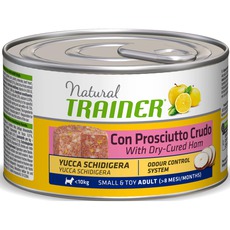 Консервы для взрослых собак мелких пород от 10 месяцев до 8 лет Trainer Natural Adult Mini Prosciutto с сыровяленой ветчиной рисом 150 г