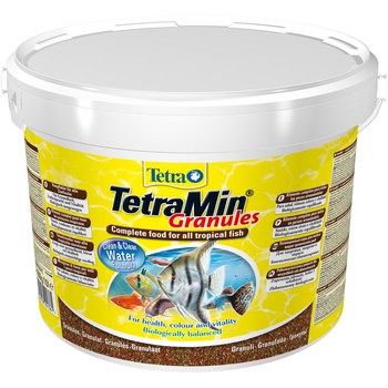 Основной корм для всех видов аквариумных рыб TetraMin Granules (гранулы) 10л 