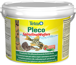 Основной корм для сомиков и водорослеедов со спирулиной TetraPleco Spirulina (Algae/Multi) Wafers (пластинки) 3,6л