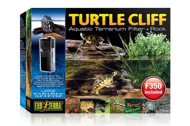 Черепашья скала Turtle-Cliff с фильтром для воды 34x21x22.5 см. PT3655