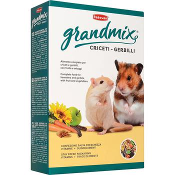 Корм комплексный основной Падован для хомяков и песчанок Padovan Grandmix Criceti - Gerbilli 400 гр, 1 кг
