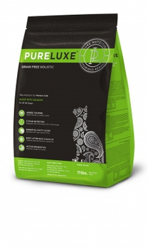 Сухой корм для персидских кошек Pureluxe Persian с лососем 400 гр, 1,5 кг, 5 кг