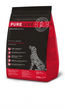 Сухой корм для взрослых собак Pureluxe Adult с ягненком и нутом 400 гр, 1,81 кг, 10,89 кг