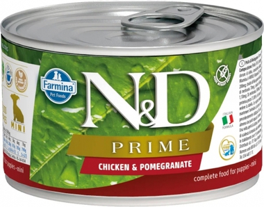 Влажный корм для щенков мелких пород N&D Dog Prime с курицей и гранатом  285 гр