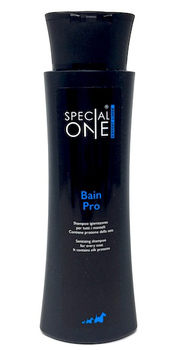 Профессиональный шампунь Special One Bain Pro,  идеален в использовании на длинной и шелковистой шерсти 250 мл, 1000 мл,  5000 мл