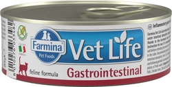 Диетический влажный корм для кошек Вет Лайф при заболеваниях ЖКТ Vet Life Cat Gastrointestinal с курицей 