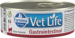 Диетический влажный корм для кошек Вет Лайф при заболеваниях ЖКТ Vet Life Cat Gastrointestinal с курицей
