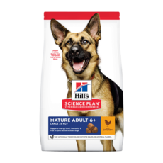Сухой корм для взрослых собак крупных пород старше 6 лет Hills Science Plan Canine Mature Adult 6+ Active Longeviti Large Breed with Chickenс курицей 12 кг