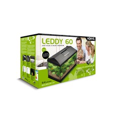  Аквариум  Aquael LEDDY SET LT 60 белый/ 54л прямой, 60х30х30см. 