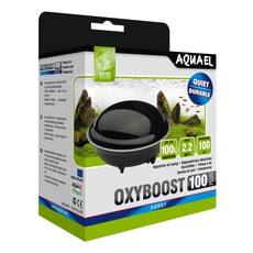 Компрессор OXYBOOST 100 plus (до 100л) 100л/ч, Потр.мощн.-2,2Вт, 18шт/уп. Акваэль