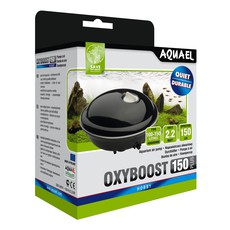 Компрессор OXYBOOST 150 plus (100-150л) с регулятором производительности, 150л/ч, Потр.мощн.-2,2Вт, 18шт/уп. Акваэль