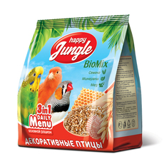 Корм для декоративных птиц Хэппи Джангл, Happy Jungle 350г 