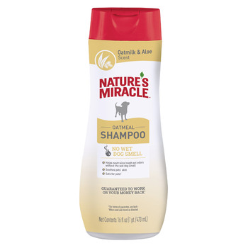 Шампунь с овсяным молочком для собак Nature's Miracle Oatmeal Odor Control Shampoo 473 мл, 946 мл