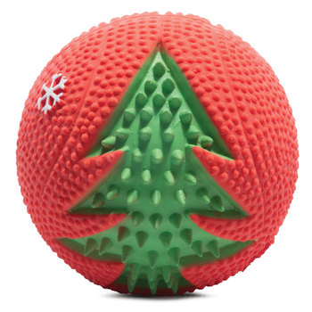 Игрушка для собак из латекса Мяч с елкой, d50мм
