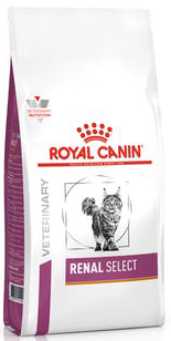 Сухой диетический для взрослых кошек Royal Canin Renal Select (Ренал селект) с пониженным аппетитом для поддержания функции почек при острой или хронической почечной недостаточности 500 гр, 2 кг