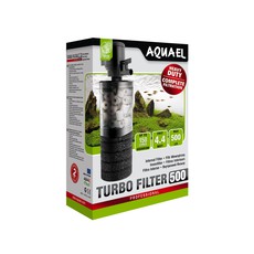 Внутренний фильтр TURBO FILTER 500 AQUAEL для аквариума до 150 л, 500 л/ч, 4.4 Вт, h = 70 см