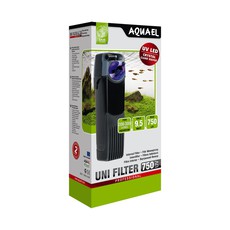 Внутренний фильтр UNI FILTER UV 750 AQUAEL для аквариума 200 - 300 л, 750 л/ч, 8.5 Вт со стерилизатором