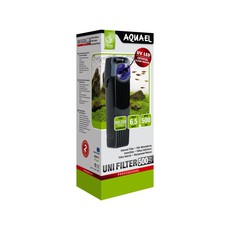 Внутренний фильтр UNI FILTER UV 500 AQUAEL для аквариума 100 - 200 л (500 л/ч, 5.5 Вт со стерилизатором