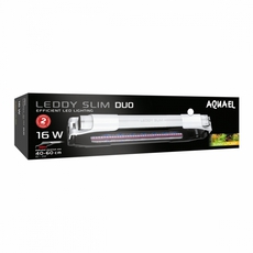 Светильник AQUAEL LEDDY SLIM DUO Sunny & Plant 16 Вт (6500 & 8000 K, 1550 лм) черный, предназначен для аквариума шириной 40-60 см