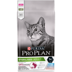 Сухой корм для стерилизованных кошек Pro Plan® Sterilised OPTISAVOUR, с высоким содержанием трески и форелью