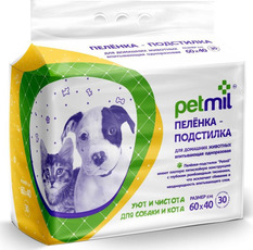 Пеленка-подстилка для домашних животных Petmil 40х60