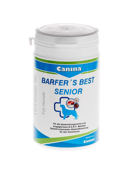 Кормовая добавка Canina BARFER´S BEST SENIOR (Барферс бест сеньор)  к ежедневному рациону при натуральномом кормлении 180 гр, 500 гр, 2 кг