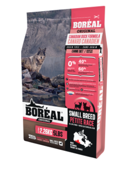 Сухой корм для собак мелких пород Boreal Original с уткой 2,26 кг, 5,44 кг