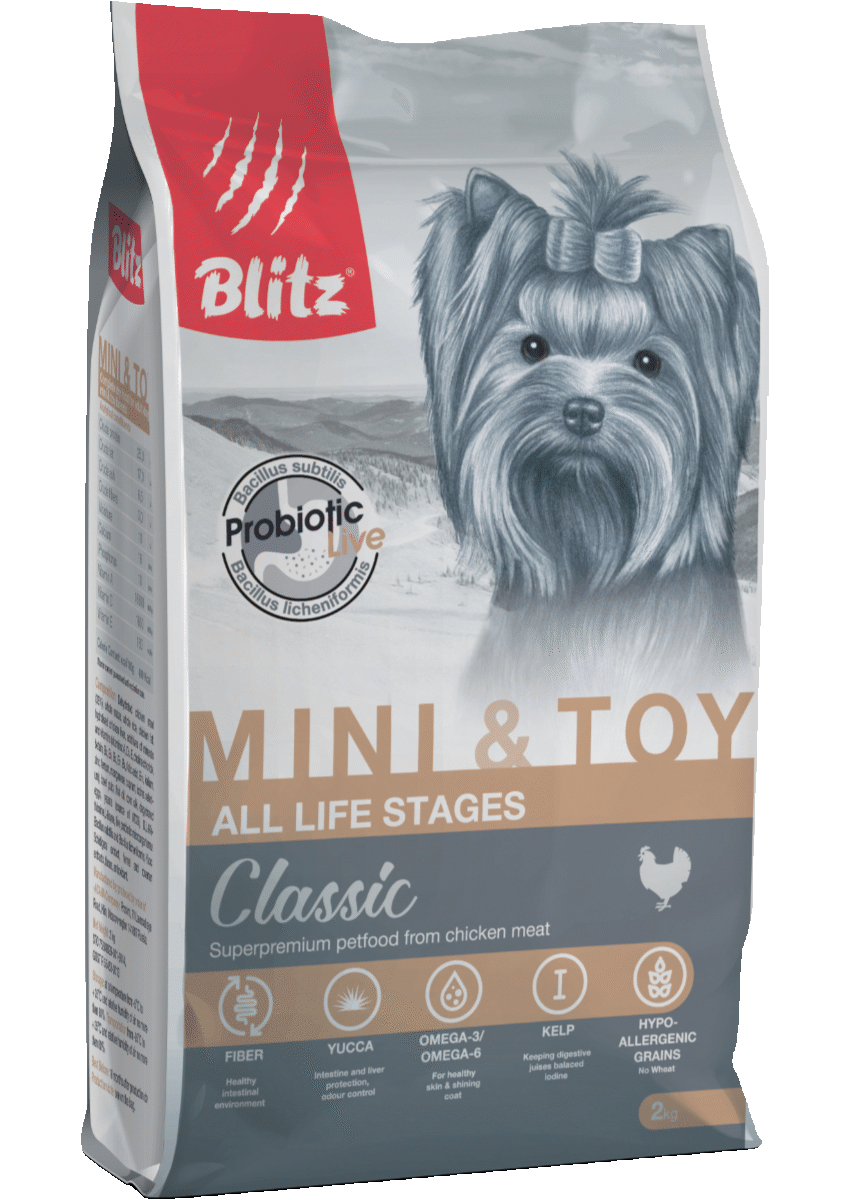 Blitz classic mini toy all life stages 2kg