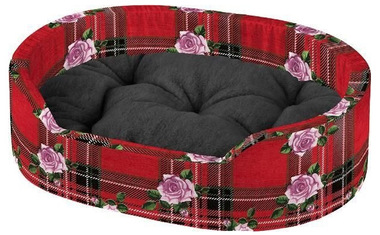 Софа Ferplast dandy F для собак и кошек (Розы на красном)