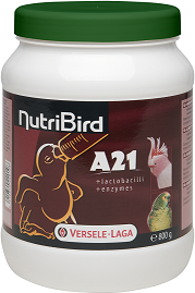 Корм для ручного вскармливания всех птенцов Versele-Laga NutriBird A21 800 гр, 3 кг