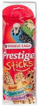 Палочки для волнистых попугаев Versele-Laga Prestige микс с медом, фруктами и ягодами 3х30 г 