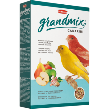 Комплексный и основной корм для канареек Padovan Grandmix Canarini  400 гр, 1 кг