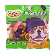 Лакомство Мнямс Chewy Tubes жевалки для взрослых собак и щенков с курицей 150гр.