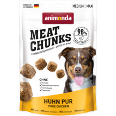 Лакомства для собак средних и крупных пород Animonda Meat Chunks - Pure Chicken из курицы 80гр