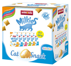 Лакомство для кошек Анимонда Милкис Animonda Milkies Selection  (набор  из 6 пакетиков)