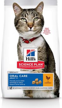 Сухой корм для профилактики заболеваний полости рта у кошек Hill`s  Feline Oral Care Formula Adult 1,5 кг