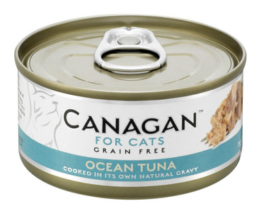 Консервированный корм для кошек Canagan океанический тунец 75 гр.
