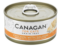 Консервированный корм для кошек Canagan цыпленок с лососем