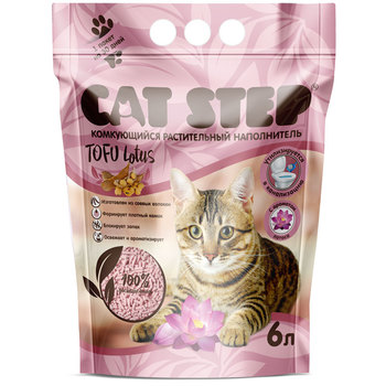 Наполнитель для кошачьих туалетов Cat Step Tofu Lotus, растительный комкующийся 6 л, 12 л