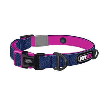 Ошейник для собак JOYSER Walk Base Collar S синий с розовым 1,2x20-29 см