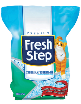 Наполнитель для кошачьего туалета Fresh Step Crystals силикагелевый 3,62 кг